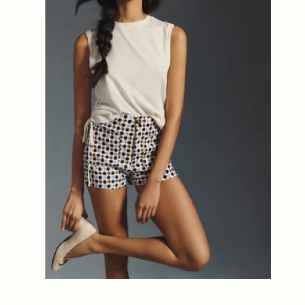 Maeve High Waist Polka Dot Colette Shorts
